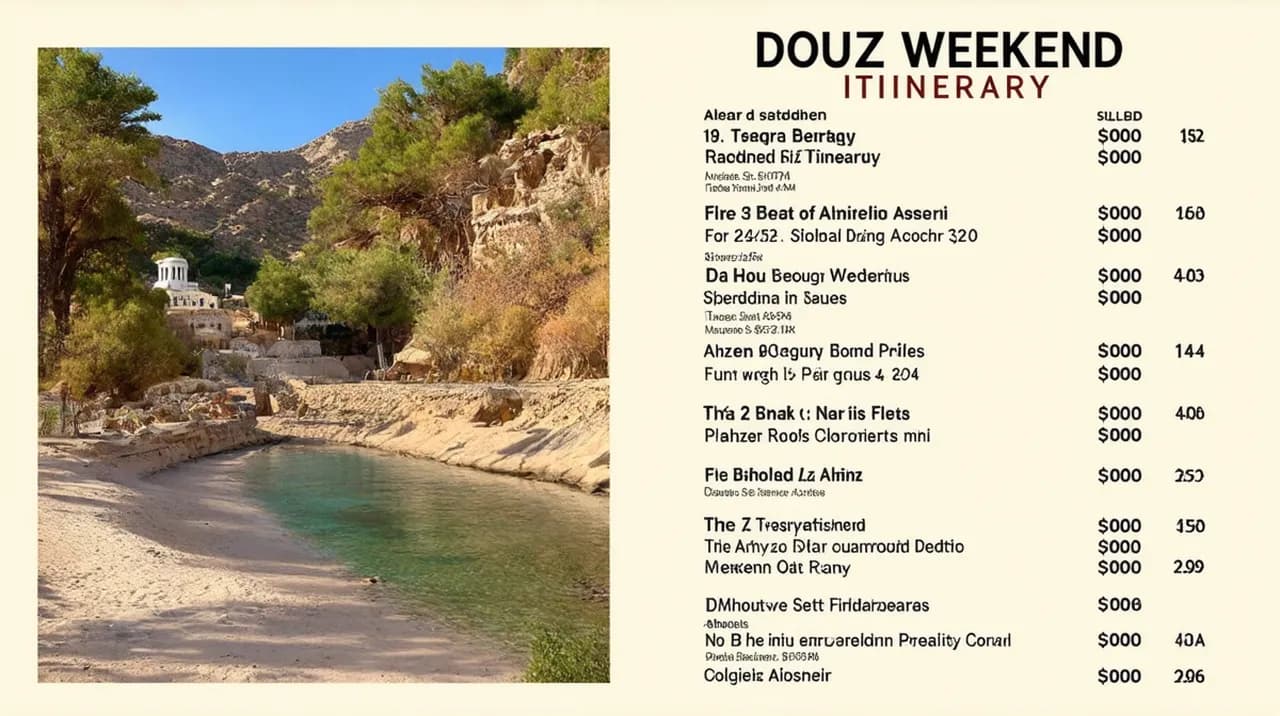Douz Weekend Itinerary: Explore the Sahara Oasis