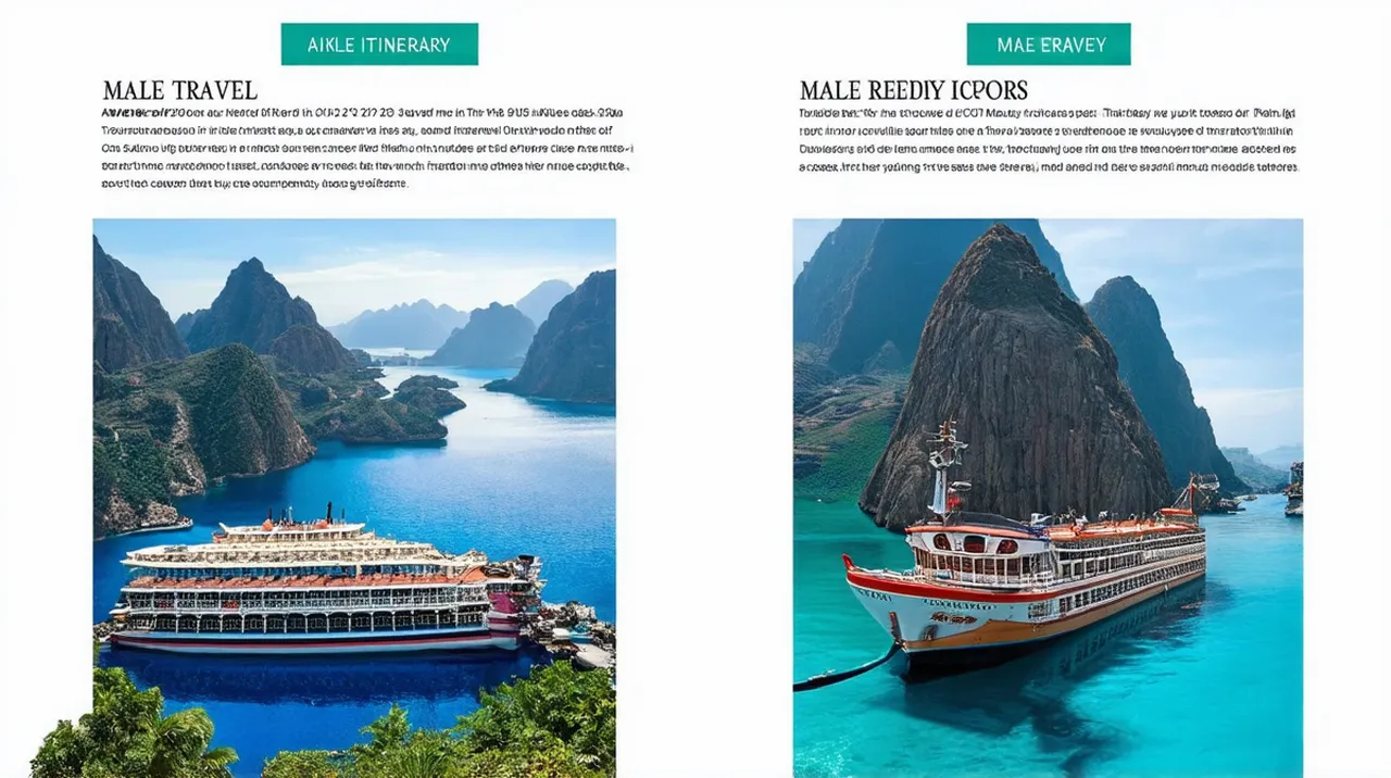 Male Travel Itinerary